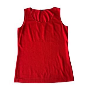 Lafayette 148  New York Wool Tank Shell Red S